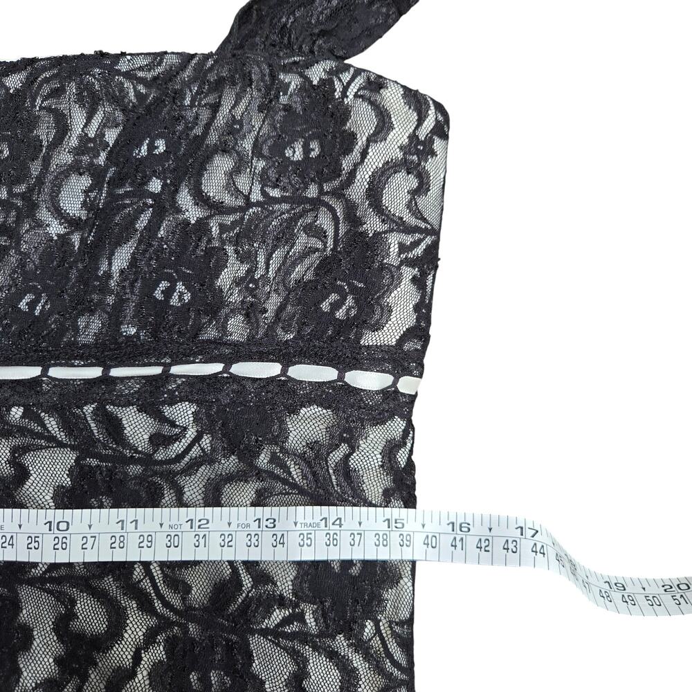 My Michelle Black Lace High-Low Dress - Picture 10 of 11